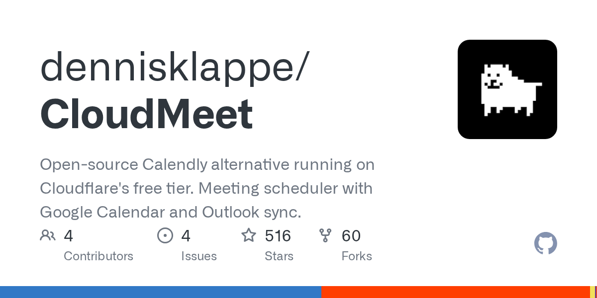 CloudMeet: Open-Source Calendly Alternative