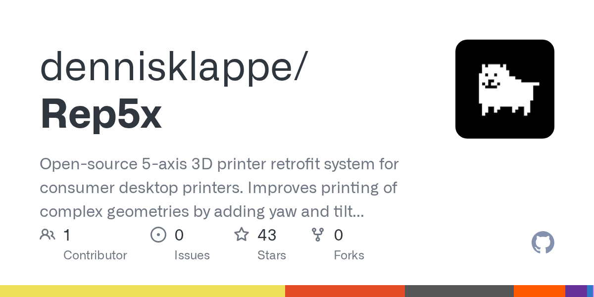 Rep5x: Open-Source 5-Axis Printer Retrofit