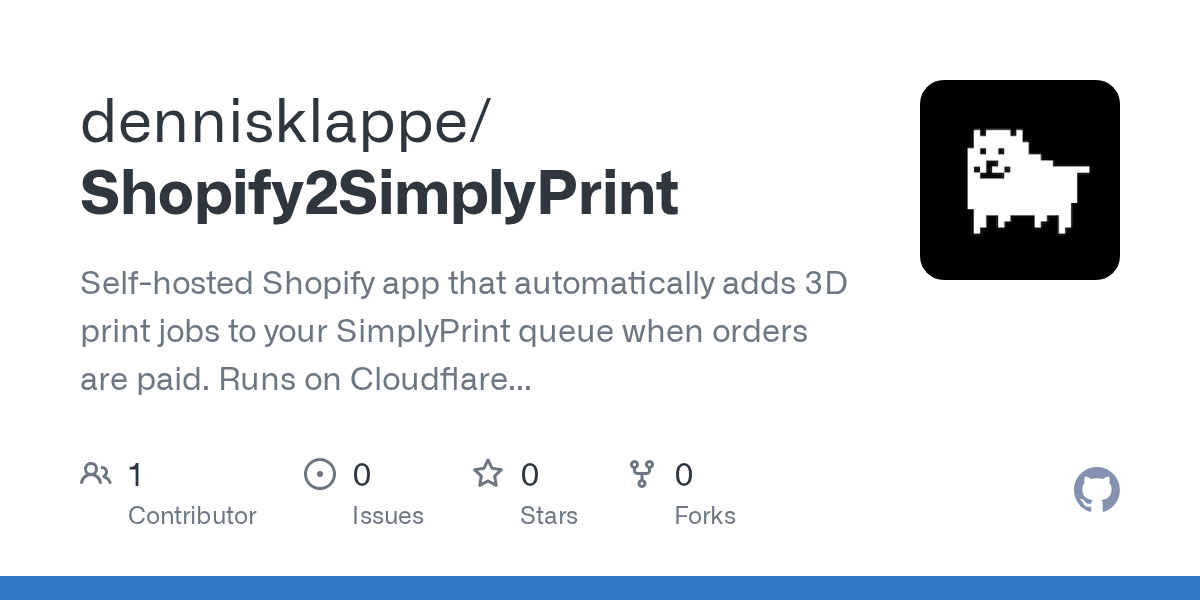Shopify2SimplyPrint: Orders Straight Into the Print Queue